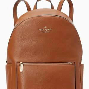 Kate Spade Leila Pebbled Leather Large Dome Backpack (NWT) + picnic blanket